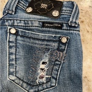 Youth girls size 10 miss me jeans